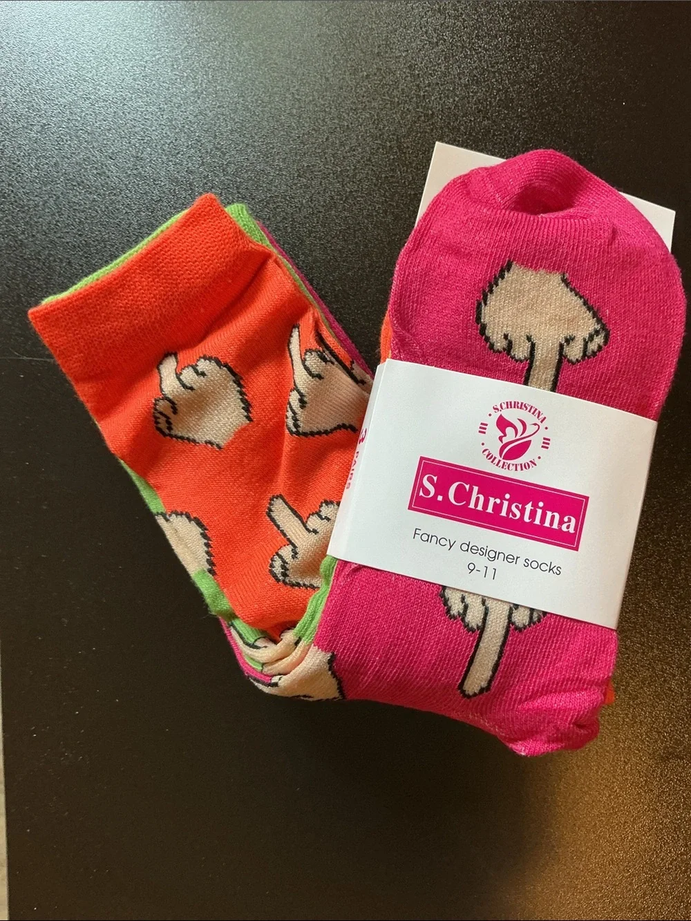 S. Christina Novelty Crew Socks 3 pack